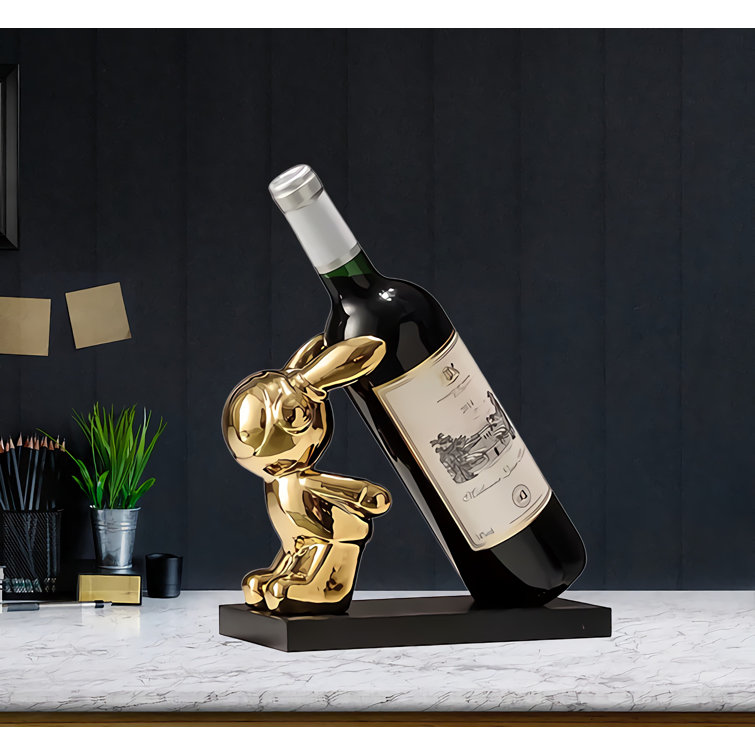 Rabbit wine best sale bottle holder